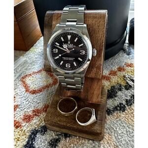 Wooden Watch display Stand for Men Single